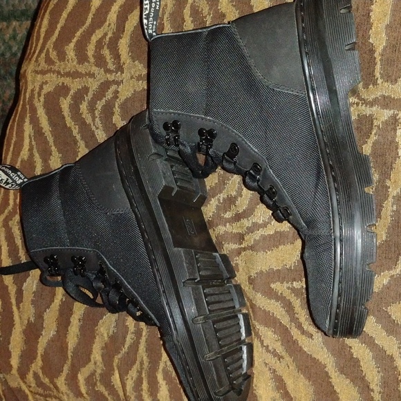 Dr.Martens Black Combs Combat Boots - Picture 6 of 9